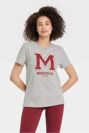 NWT Morehouse College Short Sleeve Boyfriend T-Shirt Size Large thumbnail 1