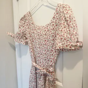 GAL MEETS GLAM Iris Floral Jumpsuit‎ Puff Sleeves Cropped Ankle Length size 8 thumbnail 7