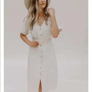 ✨HP✨Bridget Belted Dress✨ White Size L thumbnail 11