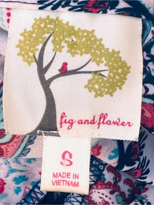 Fig & Flower Anthropologie Boho Peasant Blouse thumbnail 12