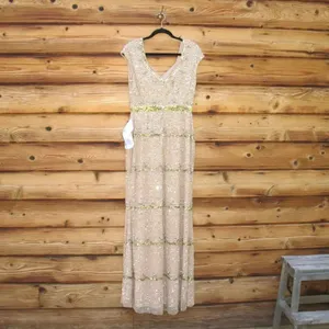 NWT Mac Duggal 9089 Cap Sleeve Embellished Gown Nude 8 thumbnail 12