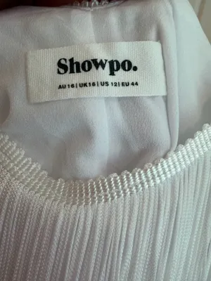 Showpo White fringe dress thumbnail 2