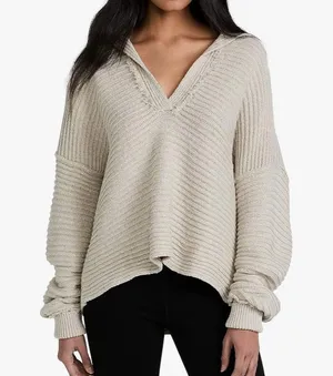 Free People Marlie Pullover Knit Sweater thumbnail 2
