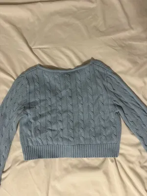 Brandy Melville Sweater Cropped Blue thumbnail 4