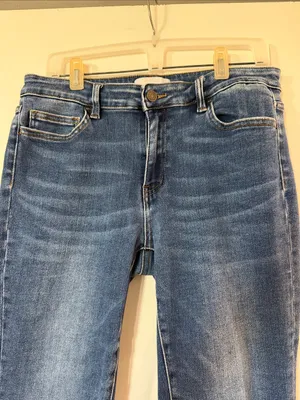 Vervet High-Rise Dark Blue Skinny Jeans with Stretch thumbnail 2