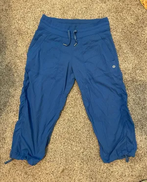 Lululemon Blue Jogger Capri thumbnail 1