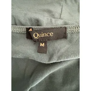Quince Women Tencel Jersey Fit & Flare Dress Dark Olive Women's Size Medium thumbnail 12