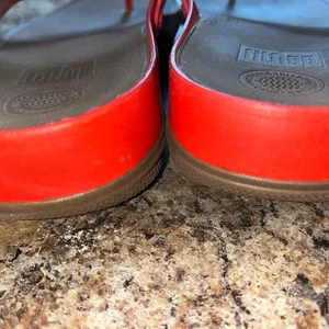 FitFlop red sandals women’s size 8, (worn a few times) without box thumbnail 8