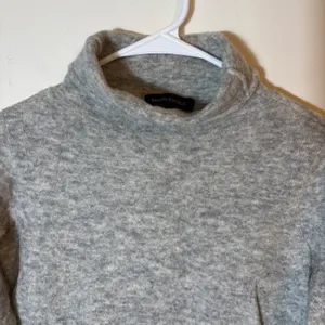 Banana Republic Turtleneck Sweater Size Medium Gray Long Sleeve Wool‎ Blend thumbnail 2