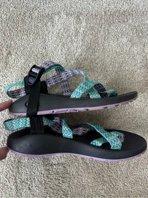 Chacos Z/2 Classic Sandals Blue Purple Geometric Strap Outdoor Activewear Water thumbnail 5