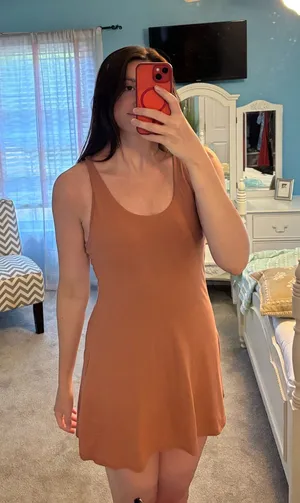 Workout dress Orange Size L thumbnail 1