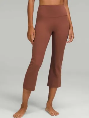 Lululemon Groove Super High Rise Crop Size 14 thumbnail 1