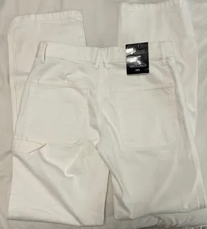 ZARA White Jeans thumbnail 6