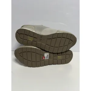 MR. B's By Aldo Shoes Mens Size 8 Beige Leather Casual Sneakers Gum Sole New thumbnail 6