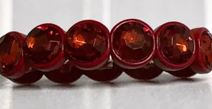 Unbranded Red Rhinestone Stretch Bracelet Fashion Jewelry New thumbnail 1
