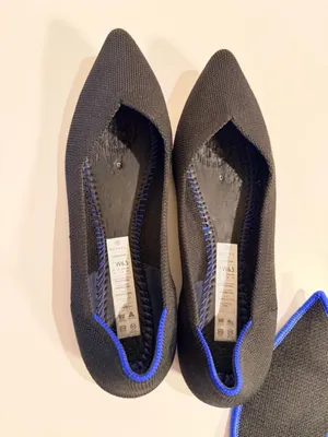 Authentic Rothy's The Point Flats Pointed Toe Flat Shoes black, Sz 6.5US(fits 6) thumbnail 12