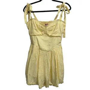 Show Me Your Mumu Regal Romper In Lemonade Yellow thumbnail 4