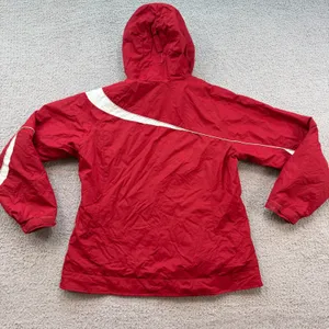 Columbia Womens Red White Colorblock Ski Jacket Hooded XL5916 Size L thumbnail 7