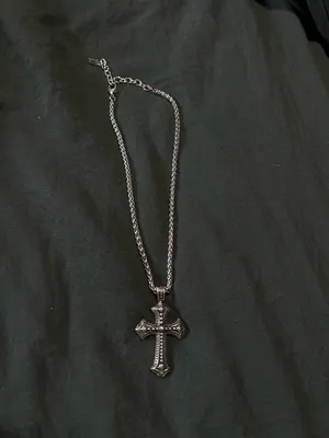 Sterling Silver Cross Necklace thumbnail 6