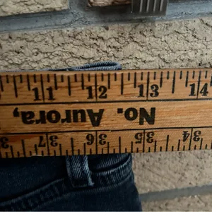 RE/DONE 70s High-Rise Stove Pipe Jeans Straight Leg Injy Black Size 26 thumbnail 7
