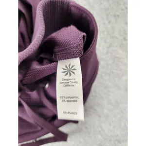 Athleta Midtown Skirt Wild Bloom Purple Elastic Waist Athleisure Womens Sz Small thumbnail 11