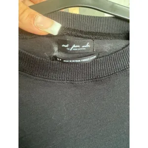 Out From Under‎ Urban Outfitters Black Long Sleeve Cropped Top Size SP thumbnail 3