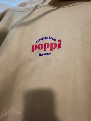 Poppi Cream Hoodie Sweatshirt thumbnail 2