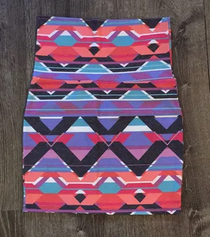 Nollie Aztec Multi Color Knit Skirt thumbnail 1