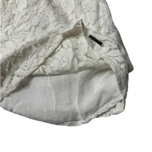 Abercrombie & Fitch White Floral Lace Romper Women’s XS Boho Coquette thumbnail 8
