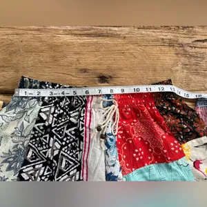 Kathmandu Imports NWT Kantha Patchwork Wide Leg Drawstring Pants ~ One Size Fits Most thumbnail 8