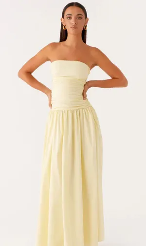 Peppermayo Exclusive - Carmel Maxi Dress - Yellow thumbnail 3