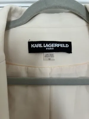 Karl Lagerfeld Cream Blazer thumbnail 4