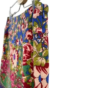 Anthropologie Maeve‎ Sheffield Pencil Skirt Textured Floral Print Size US 2 thumbnail 6