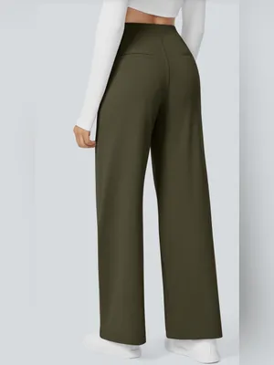 NWT HALARA Flex™ DayStretch High Waisted Pocket Straight Leg Work Pants thumbnail 3