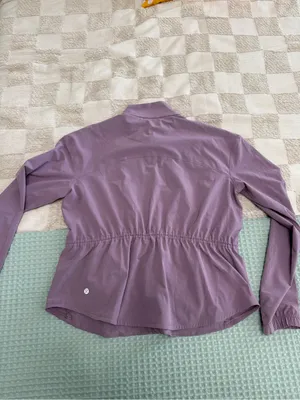 Lululemon UV-Protective Cinch-Waist Running Jacket Lavender Lux size S‎ thumbnail 4