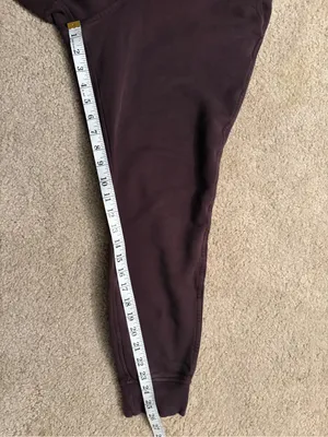 Lululemon warm down cuffed cozy comfortable pelt sweatpants joggers size 8 thumbnail 10