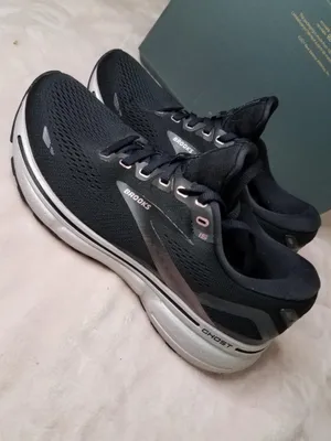 Brooks Ghost 15 Womens Size 7.5 Running Walking Shoes Black Athletic Sneakers thumbnail 2