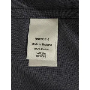 Coldwater Creek No Iron Blue Gray Cotton Button Front Shirt Blouse Womens Medium thumbnail 6