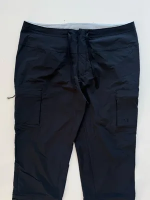 Mountain HardWear Zip Off Hiking Cargo Pants Black Size 12 thumbnail 3