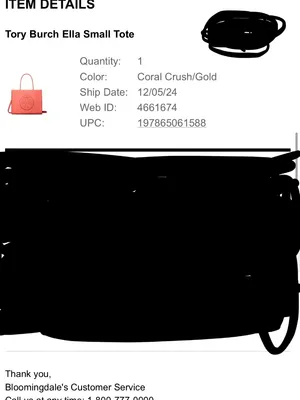 NWT Tory Burch Ella Small Tote in Coral Crush thumbnail 10