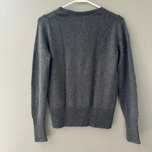 Old Navy Women’s Gray Argyle Button Front Crew Neck Cardigan Sweater S thumbnail 4