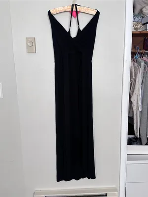 Apt. 9 Black V‑Neck Spaghetti Strap Maxi Dress thumbnail 2