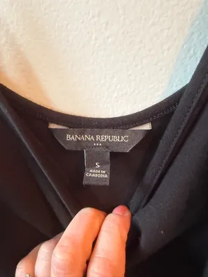 Banana Republic Black Tank Dress - size S thumbnail 2