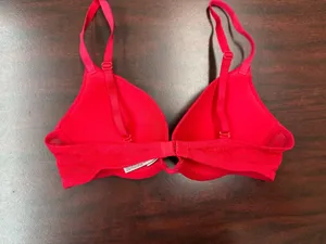 Victoria’s Secret Red Push Up Bra Size 34B thumbnail 2