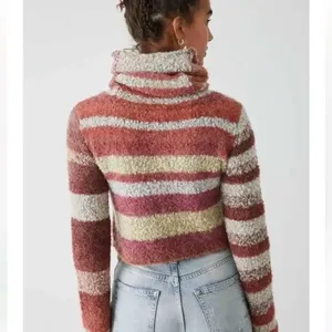 NWT Free People My Girl Turtleneck Sweater In Sunburst Combo Wool Blend thumbnail 7
