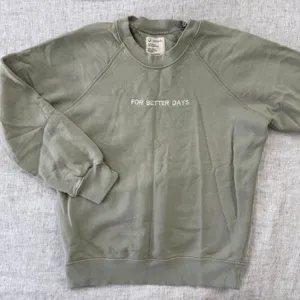 For Days Sweatshirt Womens XS Green thumbnail 1