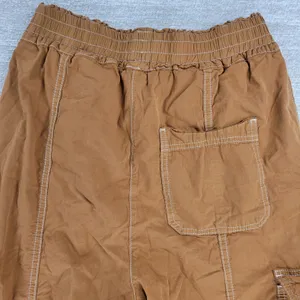 BDG Urban Outfitters Cargo Joggers Size M Brown High Rise Baggy Gorpcore Utility thumbnail 16