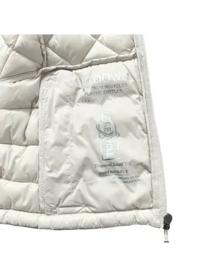 ZeroXposur Elena Quilted Vest with Pockets Full Zip White Size Small thumbnail 8
