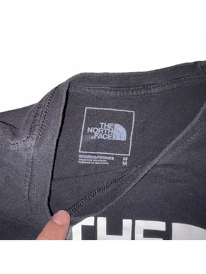 The North Face Woman’s Medium Black Logo Graphic T-Shirt Summer Tee Ladies Med thumbnail 4