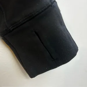 Lululemon Black Forme High Neck Zip Up Jacket w/ Thumb Holes Size 6 thumbnail 12
